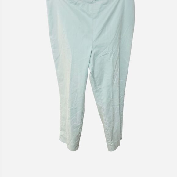 St. John Capri Light Blue Pants Tiffany Blue 10 Medium - Picture 2 of 12